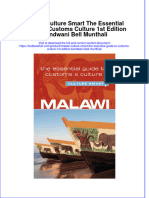 Textbook Malawi Culture Smart The Essential Guide To Customs Culture 1St Edition Kondwani Bell Munthali Ebook All Chapter PDF