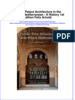 Textbook Islamic Palace Architecture in The Western Mediterranean A History 1St Edition Felix Arnold Ebook All Chapter PDF