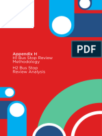 Preliminary Design Report Appendix H Bus Stop Review Methodology Bus Stop Review Analysis