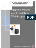 Offer Upgrade Hosting and Installation Web Proposal