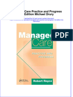 Download textbook Managed Care Practice And Progress 1St Edition Michael Drury ebook all chapter pdf 