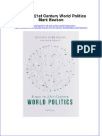 Download textbook Issues In 21St Century World Politics Mark Beeson ebook all chapter pdf 