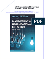 Download textbook Management Organisational Behaviour 11Th Edition Laurie Mullins ebook all chapter pdf 