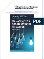 Textbook Management Organisational Behaviour 11Th Edition Laurie Mullins Ebook All Chapter PDF