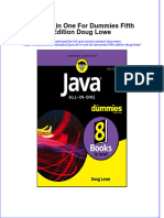 Textbook Java All in One For Dummies Fifth Edition Doug Lowe Ebook All Chapter PDF