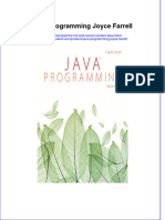Textbook Java Programming Joyce Farrell Ebook All Chapter PDF