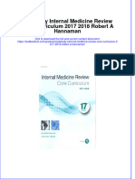 Textbook Medstudy Internal Medicine Review Core Curriculum 2017 2018 Robert A Hannaman Ebook All Chapter PDF