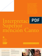 Interpretacion Superior Con Mencion en Canto 2012 - Uah