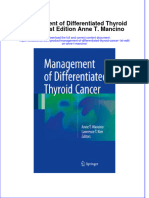 Download textbook Management Of Differentiated Thyroid Cancer 1St Edition Anne T Mancino ebook all chapter pdf 