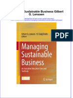 Textbook Managing Sustainable Business Gilbert G Lenssen Ebook All Chapter PDF