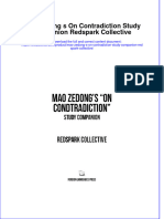PDF Mao Zedong S On Contradiction Study Companion Redspark Collective Ebook Full Chapter