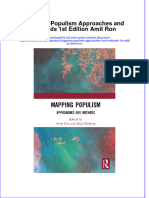 Download pdf Mapping Populism Approaches And Methods 1St Edition Amit Ron ebook full chapter 