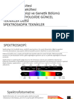 Spektroskopik Teknikler