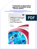 Download pdf Intelligent Hydrogels In Diagnostics And Therapeutics 1St Edition Anujit Ghosal Editor ebook full chapter 