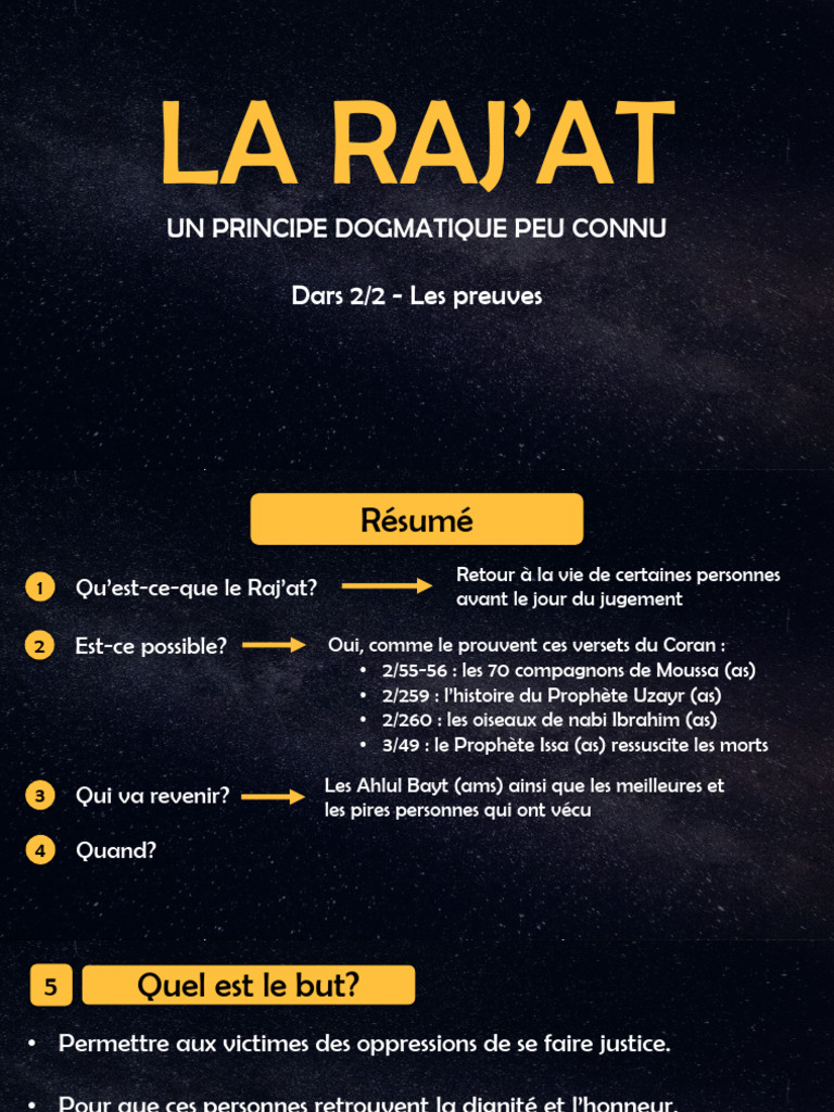 Comprendre le Raj’at : preuves et enjeux | PDF | Hadîth | Doctrines et ...