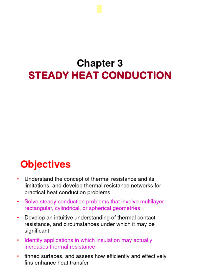 Steady Heat Conduction Concepts | PDF | Thermal Conduction | Heat Transfer
