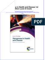 Download textbook Manganese In Health And Disease 1St Edition Lucio G Costa ebook all chapter pdf 