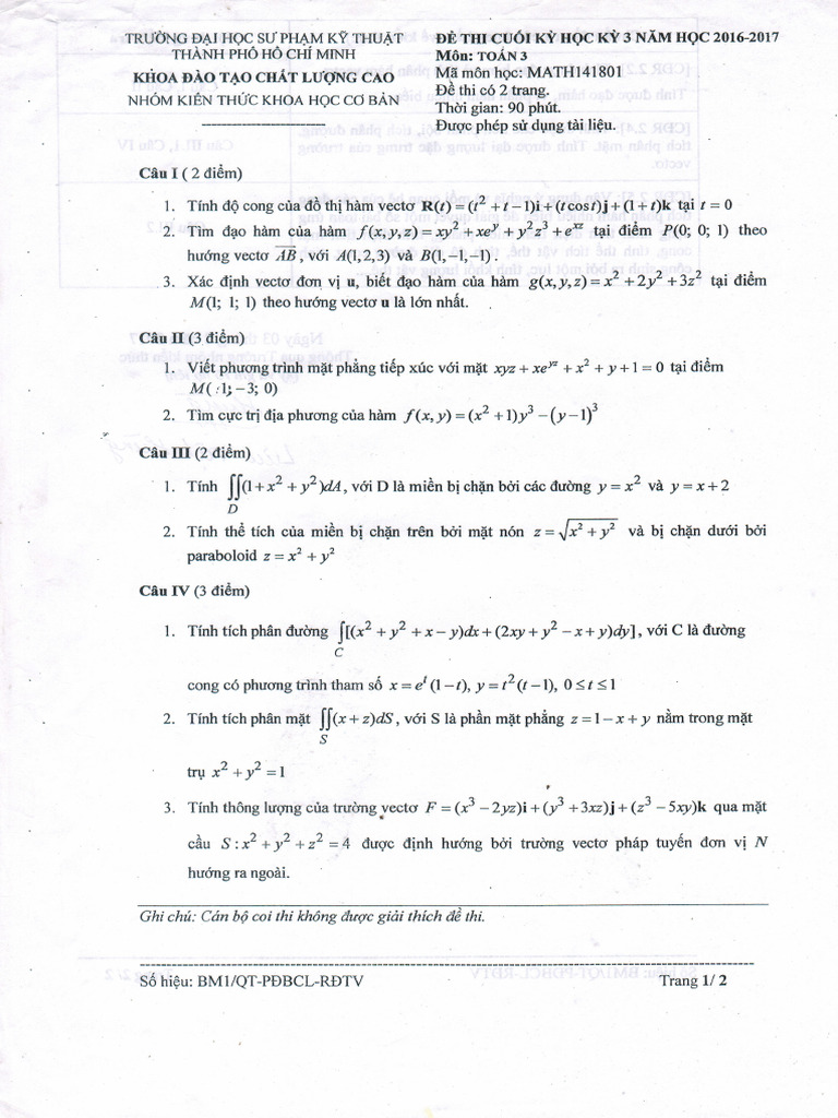 De Toan3 161703 | PDF