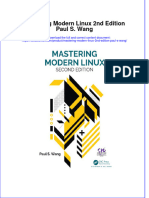 Textbook Mastering Modern Linux 2Nd Edition Paul S Wang Ebook All Chapter PDF