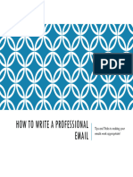 Professional Email Presentation Removed