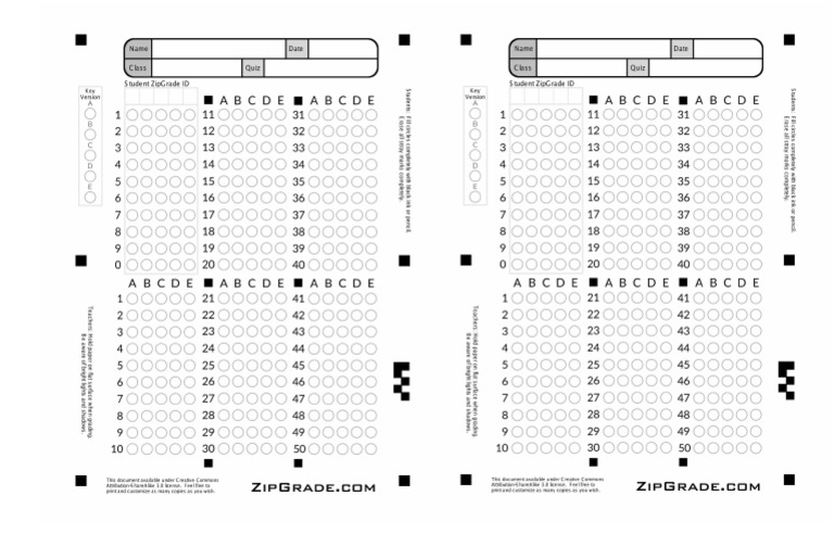 Zip Grade | PDF