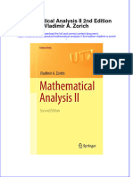 Download textbook Mathematical Analysis Ii 2Nd Edition Vladimir A Zorich ebook all chapter pdf 