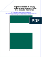 PDF Maternal Representations in Twenty First Century Broadway Musicals Stage Mothers Gina Masucci Mackenzie Ebook Full Chapter