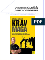 Download textbook Krav Maga A Comprehensive Guide For Individuals Security Law Enforcement And Armed Forces 1St Edition Draheim ebook all chapter pdf 