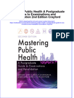 Download textbook Mastering Public Health A Postgraduate Guide To Examinations And Revalidation 2Nd Edition Crayford ebook all chapter pdf 