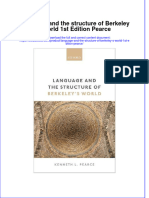 Textbook Language and The Structure of Berkeley S World 1St Edition Pearce Ebook All Chapter PDF