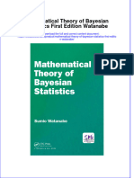 Download textbook Mathematical Theory Of Bayesian Statistics First Edition Watanabe ebook all chapter pdf 