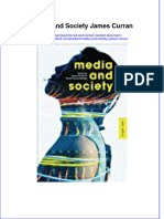 Download pdf Media And Society James Curran ebook full chapter 