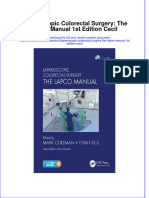 Textbook Laparoscopic Colorectal Surgery The Lapco Manual 1St Edition Cecil Ebook All Chapter PDF
