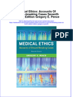 Download pdf Medical Ethics Accounts Of Ground Breaking Cases Seventh Edition Edition Gregory E Pence ebook full chapter 