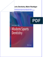 Textbook Modern Sports Dentistry Mark Roettger Ebook All Chapter PDF