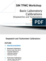 Basic Laboratory Calibrations