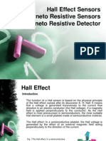 Hall Effect Sensors Magneto Resistive Sensors Magneto Resistive Detector