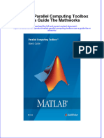 PDF Matlab Parallel Computing Toolbox User S Guide The Mathworks Ebook Full Chapter