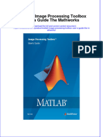 PDF Matlab Image Processing Toolbox User S Guide The Mathworks Ebook Full Chapter