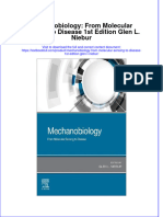 Download pdf Mechanobiology From Molecular Sensing To Disease 1St Edition Glen L Niebur ebook full chapter 