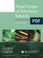 Food Crops of Solomon Islands A Brief Introduction To The Crops