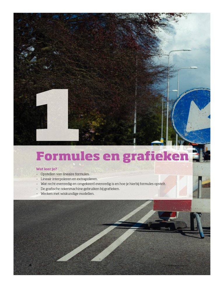Wiskunde A Hoofdstuk 1 Formules en grafieken | PDF