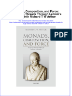 Textbook Monads Composition and Force Ariadnean Threads Through Leibnizs Labyrinth Richard T W Arthur Ebook All Chapter PDF