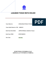 JAWABAN ADMINISTRASI HUKUM NEGARA