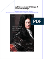 Full Chapter Leibnizs Key Philosophical Writings A Guide Paul Lodge PDF