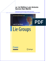 Full Chapter Lie Groups 1St Edition Luiz Antonio Barrera San Martin PDF