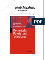 Textbook Mechanics For Materials and Technologies 1St Edition Holm Altenbach Ebook All Chapter PDF
