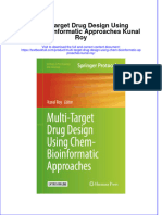 Textbook Multi Target Drug Design Using Chem Bioinformatic Approaches Kunal Roy Ebook All Chapter PDF