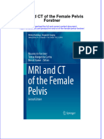 Textbook Mri and CT of The Female Pelvis Forstner Ebook All Chapter PDF