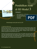 Pendidikan Anak Di SD Modul 3